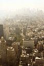 Manhattan gezien van Empire State Building kleur van David Berkhoff thumbnail