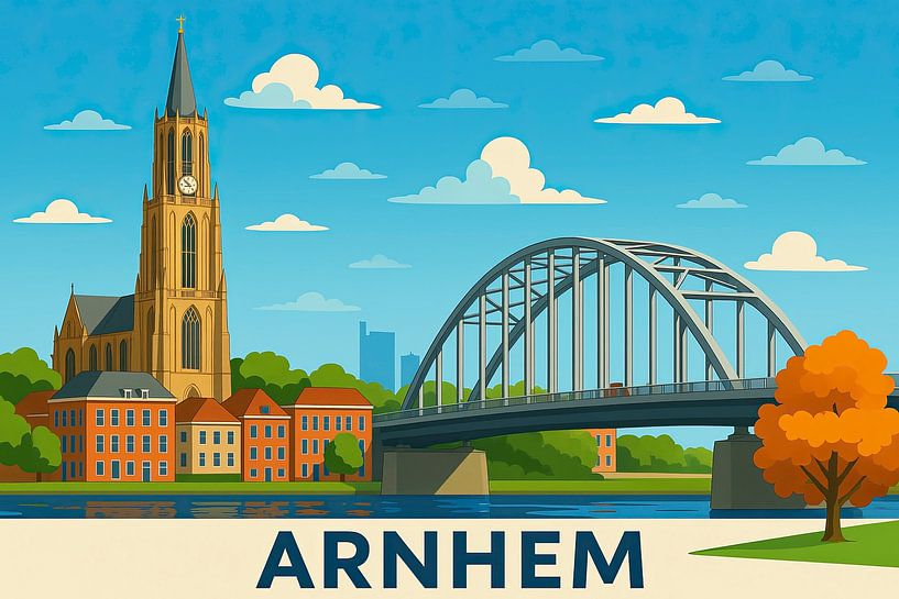 Arnheim - Stadtbild von Dutch Cityscapes