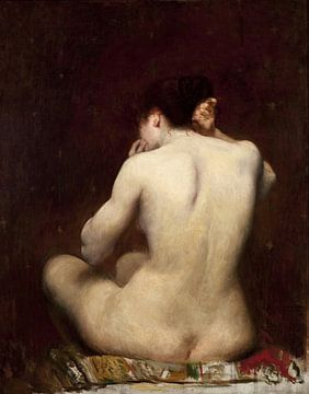 Eliseu Visconti, Rug van een vrouw, 1895