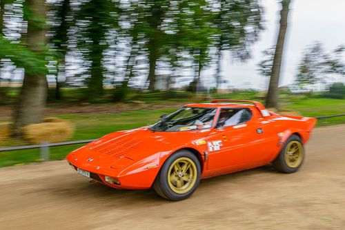Lancia Stratos HF klassieke jaren 70 rally auto