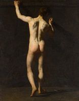 Standing Male Nude Back