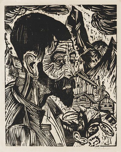 Sennkopf (Martin Schmied), ERNST LUDWIG KIRCHNER, 1917