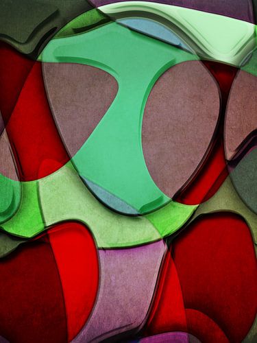 Old colourful layers