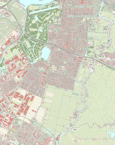 Kaart van Amstelveen
