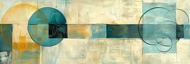 Abstract painting by Poster Art Shop