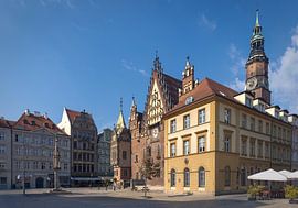 'Das Rathaus von Breslau – die historische Schönheit der Stadt, Polen von PhotoCluster