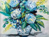 Hydrangea blauw, Jeanette Vertentes van Wild Apple thumbnail