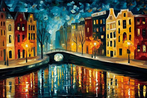 Amsterdam la nuit sur ARTemberaubend