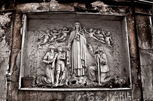 Religieuze scène met MARIA (Moeder van Jezus) in Catania