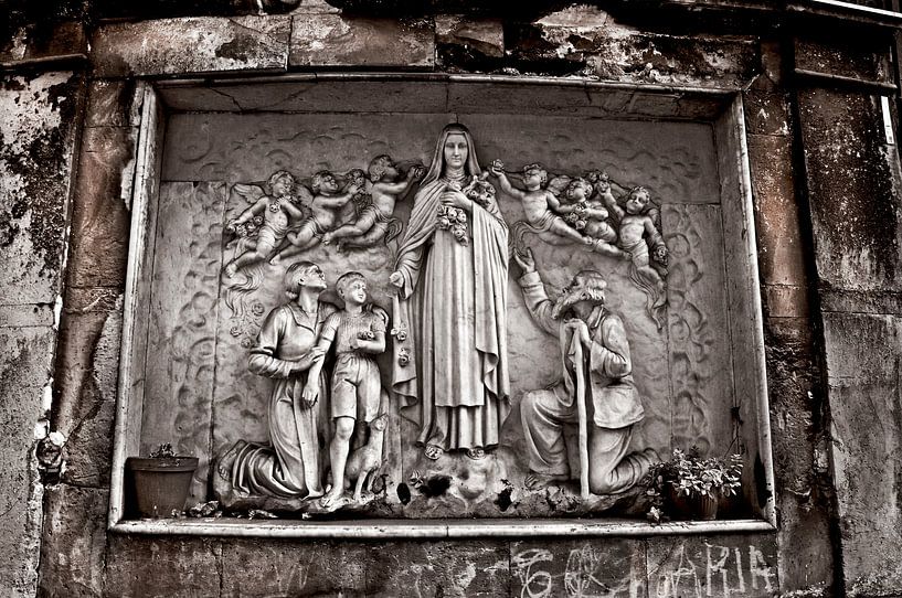 Religious scene with MARIA (Mother of Jesus) in Catania by Silva Wischeropp