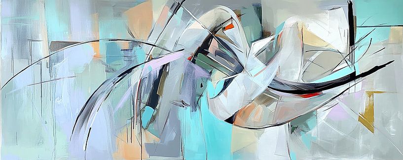Mélange Chaos Serein par Peinture Abstraite
