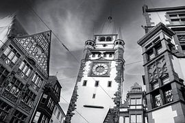Martinstor Freiburg in sw von Patrick Lohmüller