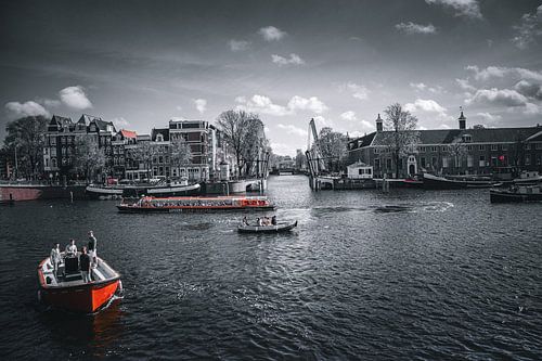 Amsterdam in the Netherlands is not just black and white