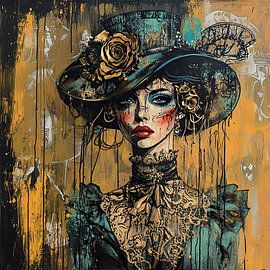 Eleganz in Ruinen von Blickfänger Gemälde