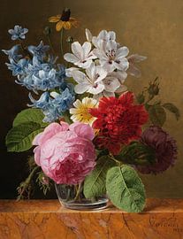 Bukett mit Blumen in einer Vase, Jan Frans van Dael