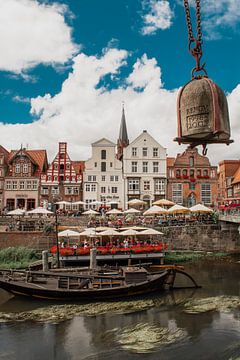 Beroemd aanzicht in het Duitse dorpje Lüneburg van Lizet Wesselman