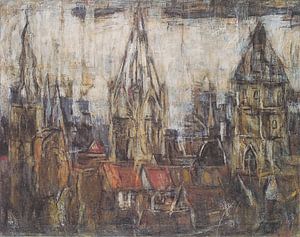 Türme von Soest, Christian Rohlfs - 1921