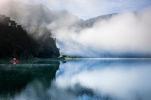 Ambiance matinale à Sete Cidades aux Açores sur Sascha Kilmer