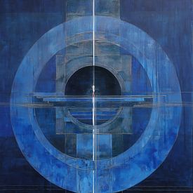 Midnight Vertical in the Lobby by Eye catching paintings