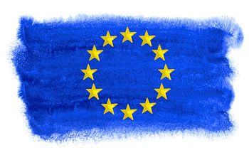 Symbolische Flagge der Europäischen Union