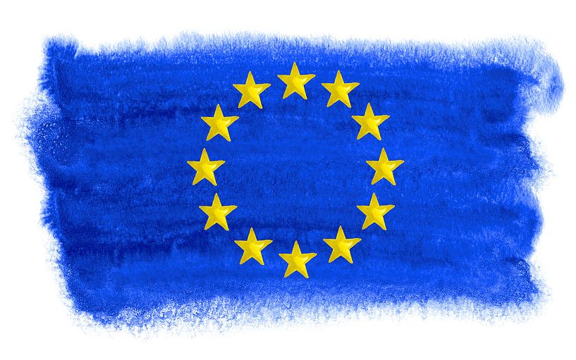 Symbolische vlag van de Europese Unie van Achim Prill