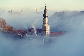 Burghausen an der Salzach von altmodern