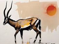 Antilope zonsondergang