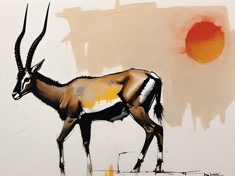 Antelope sunset by Wolfsee