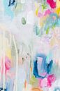 Feathery - part 2 abstract schilderij met pastelkleuren van Qeimoy thumbnail