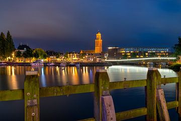 Stadsfront Zwolle met Peperbus van Fotografie Ronald