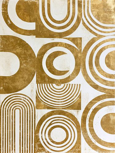 Goldene geometrische Muster