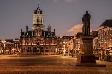 Stadsgezicht Delft van Manuuu