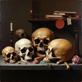 Vanitas Still Life - Impermanence in Picture by Kleurenrijk