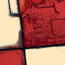 Red Vanilla Abstract - 04