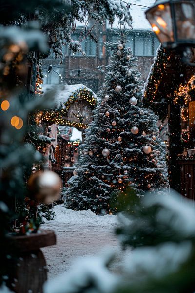 Kerstmagie van Poster Art Shop