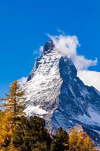 De Matterhorn in Zwitserland van Werner Dieterich
