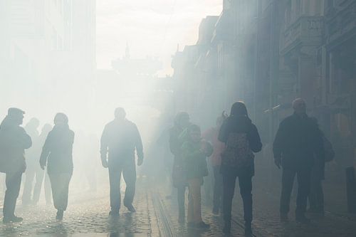 Silhouetten im Nebel