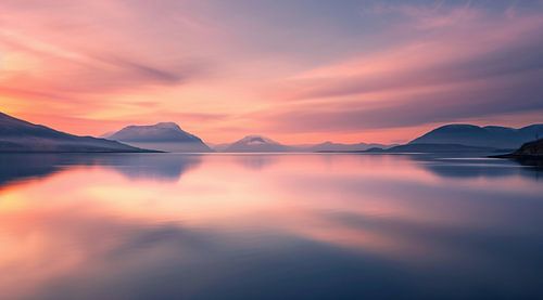 Sonnenuntergang über dem Mittelmeer