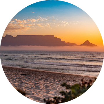 Zuid Afrika Zonsondergang van Fabian Bosman