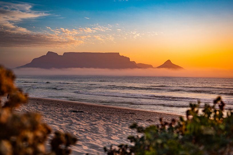 Zuid Afrika Zonsondergang van Fabian Bosman