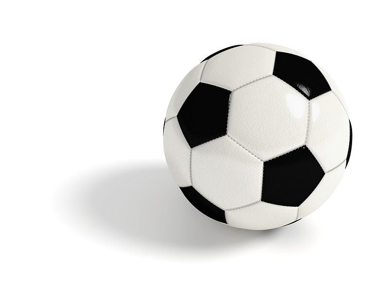 Voetbal bal van Jan Brons