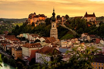 Burghausen op de Salzach van altmodern