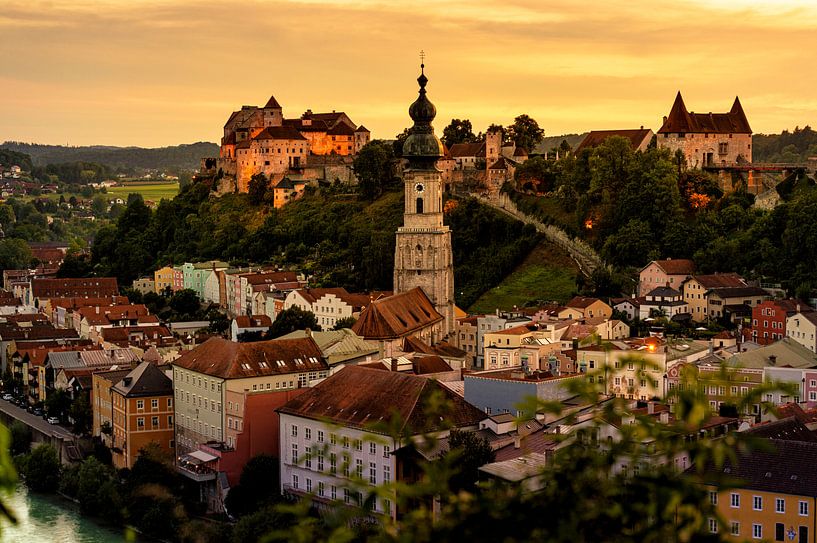 Burghausen op de Salzach van altmodern