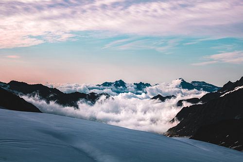 Aletsch glacier in Switzerland