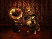 Steampunk teckel
