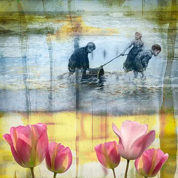 De kust en tulpen in Nederland. van Alie Ekkelenkamp