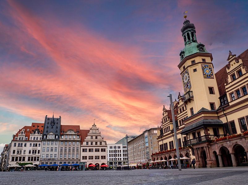 Leipzig City Hall with Market Square by Animaflora PicsStock