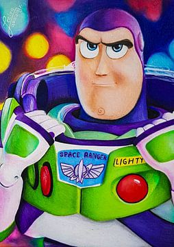 Buzz Lightyear Drawing van J.colordrawingz_