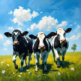 Happy In The Meadow by Eric Sellmeijer