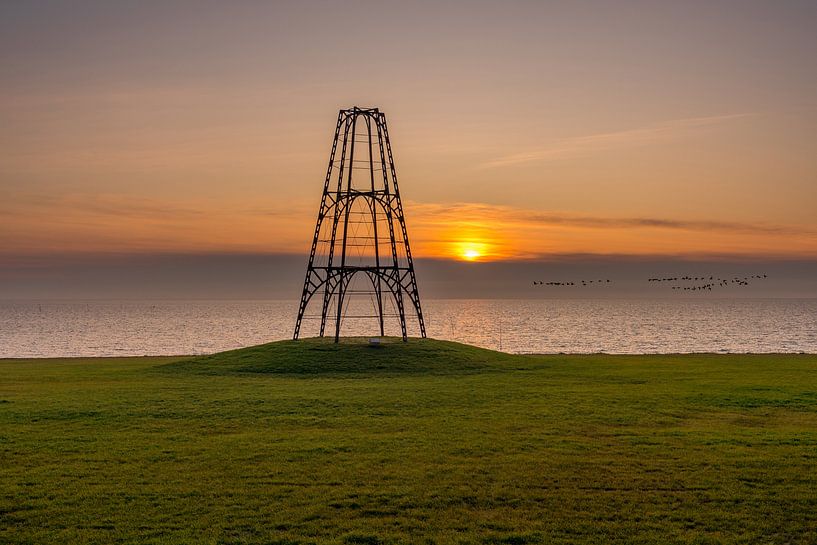 De Kaap Texel zonsopkomst van Texel360Fotografie Richard Heerschap